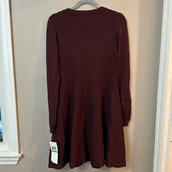 NWT Nina Leonard Long Sleeve Sweater Dress - Picture 5 of 5